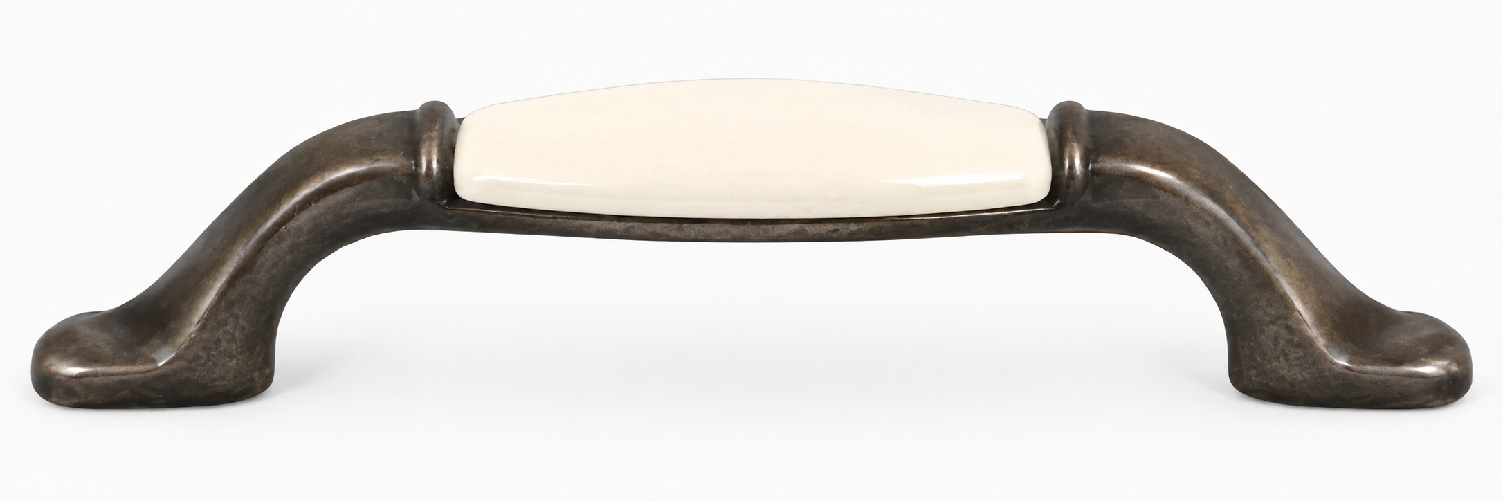 Giusti Möbelgriff M50 – Porzellan Ivory - 96 mm