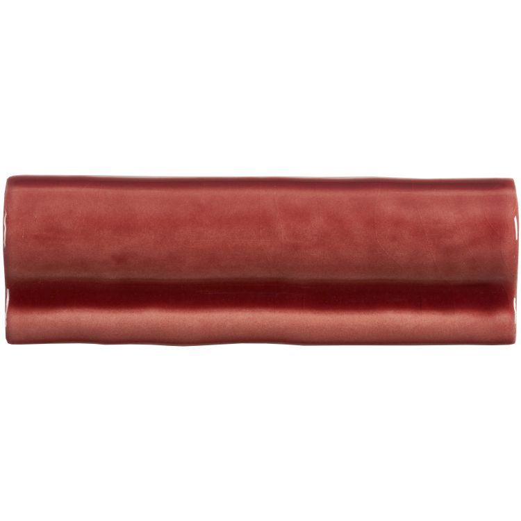 Glänzende rote Kantenfliese/Bordüre aus Keramik