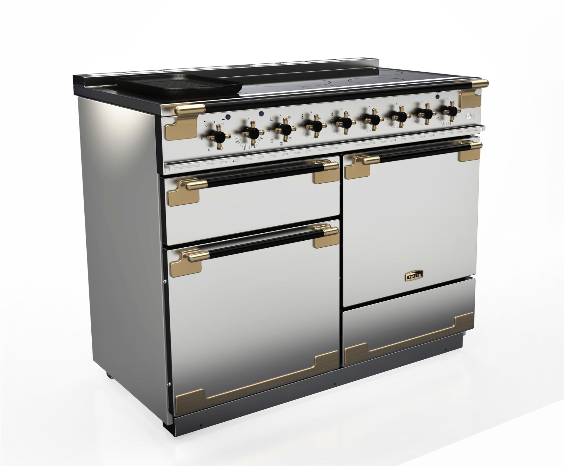 Falcon Elise 110 Luxe Black Edition | 110cm Induktionsherd Schwarz